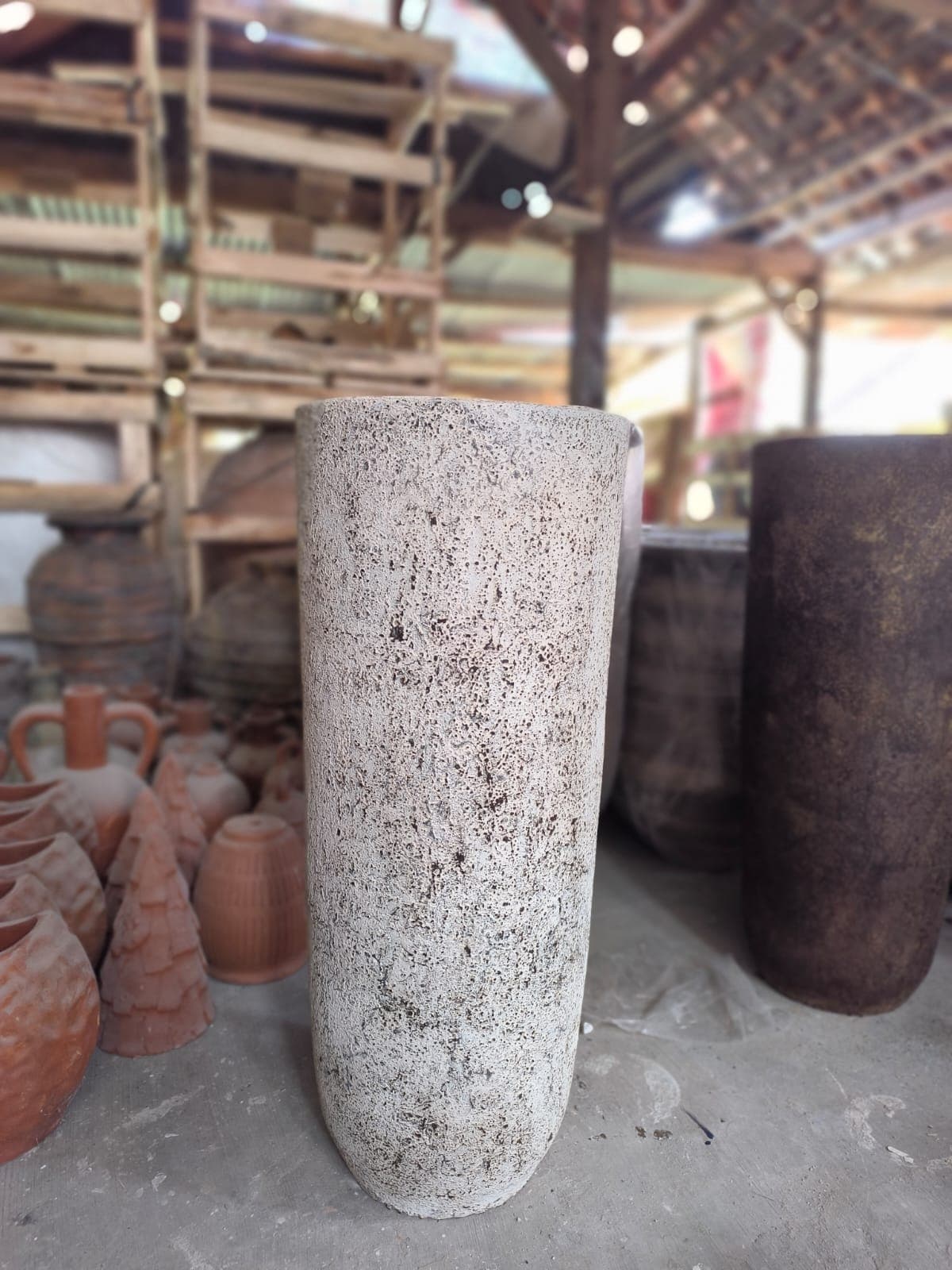 The Minimalist Terrazzo Column